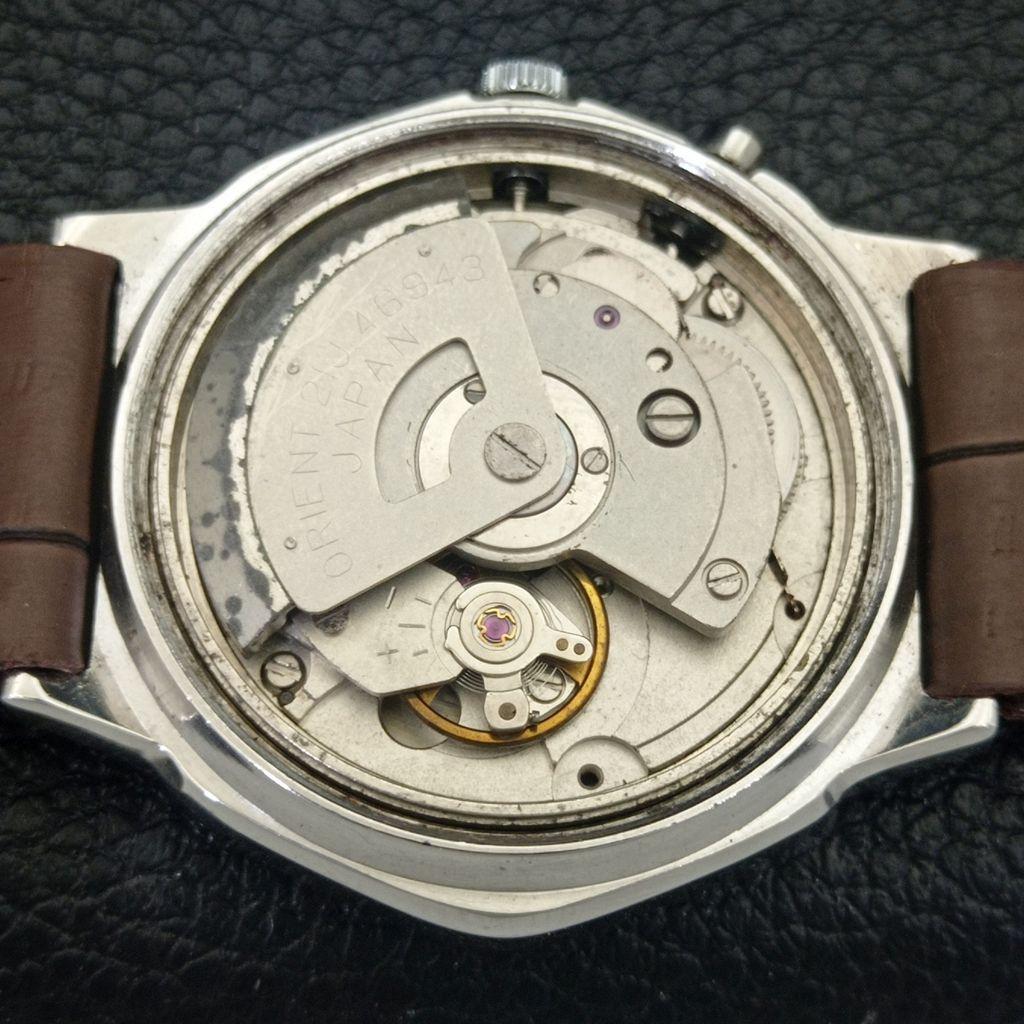 JAPAN VINTAGE ORIENT CRYSTAL AUTOMATIC 46943 MENS ORIGINAL DIAL WATCH a703470-1 R213c-a703470