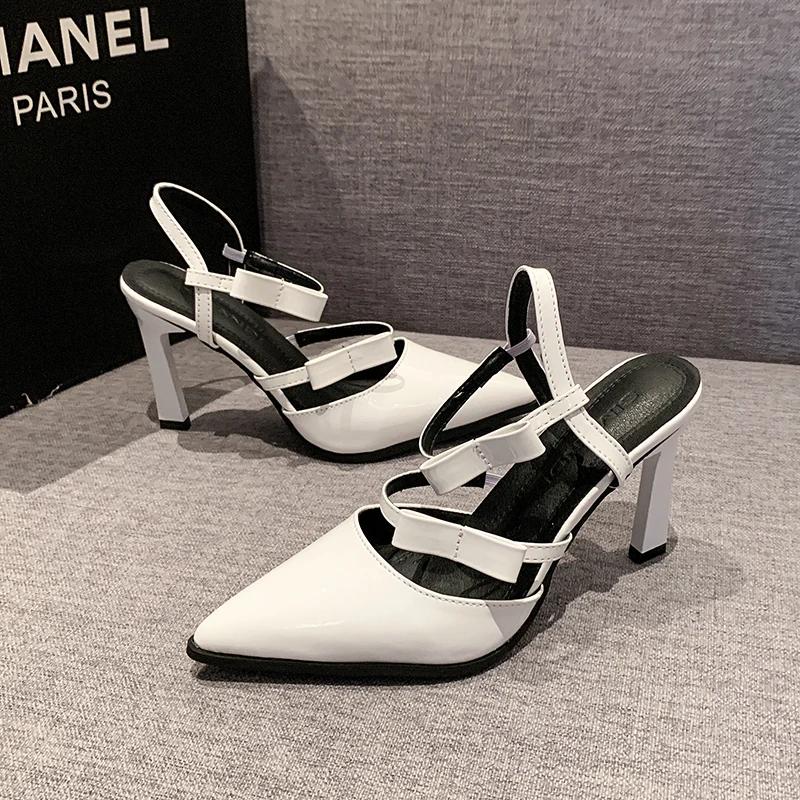 

Women s Shoes Concise High Heels Women Pumps Pointed Toe Classic Ladies Wedding Shoes Office Heels Double Buckle Sandals 34