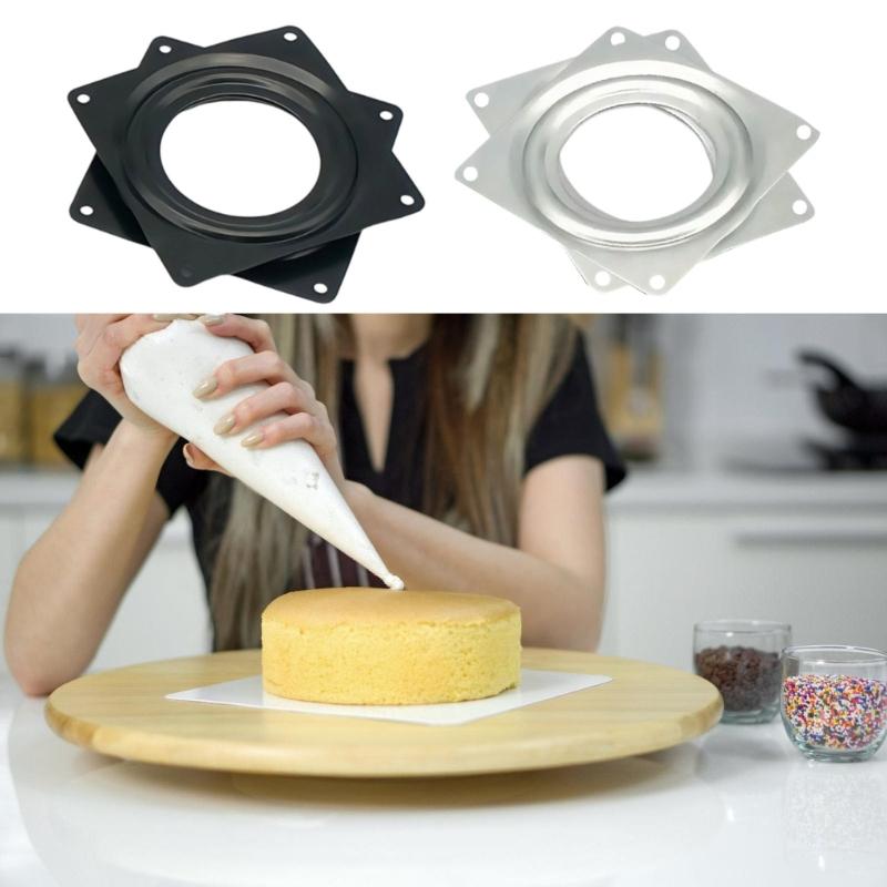 Robuste Drehtellerplatte Quadratische Drehtellerplatte Ersatz 360 Grad Drehteller für Möbel