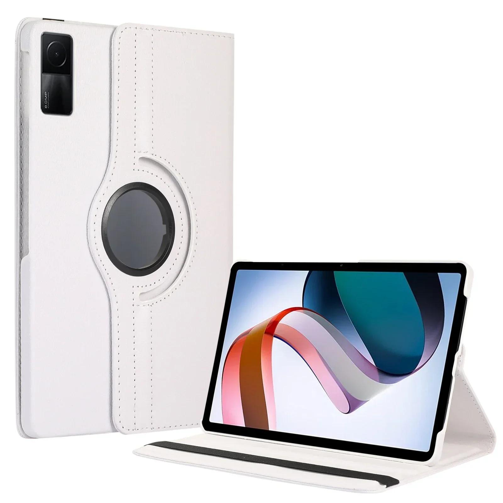 

Чохол з обертанням на 360 градусів для Xiaomi RedMi Pad SE 11 RedMi KPad Чохол-підставка для планшета зі штучної шкіри для Xiaomi RedMi pad pad2 RedMi Pad 2 11inch білий