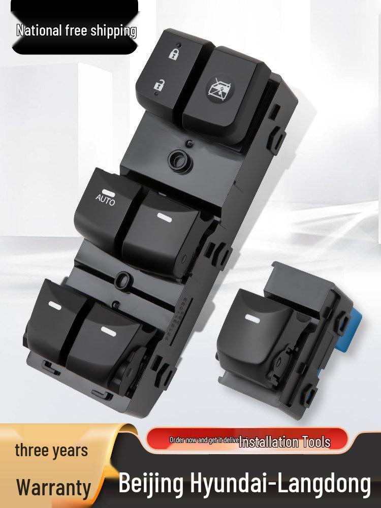 Hyundai Langdong Window Lifter Switch & Button Assembly - Complete Set