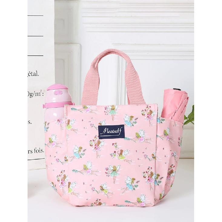 

Офисные работники выходят с рисовой сумкой для ланча, термосумка для бенто, модная большая сумка, холщовая ручная сумка для мамы 806fenxianzi