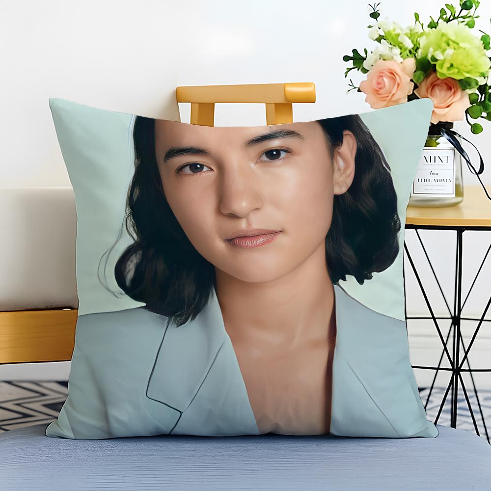 

MMei Li Cushion Cover Washable Linen Pillowcase Soft for Sofa Bed Cozy Home Room Decor 30x30cm