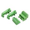 High Performances Rail Type Terminals Block 5.08mm Spacing For 10Amp 300Volt Application Screw Plug-in Connector