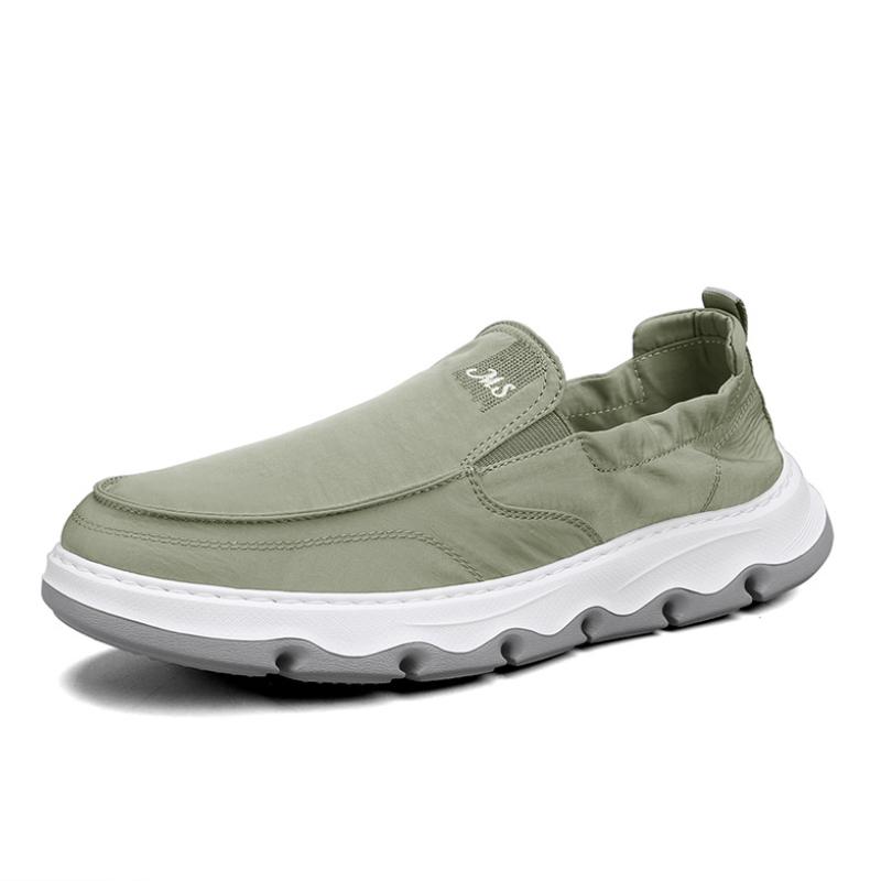 Men's Shoes, Four Seasons, Ice Silk Cloth Shoes, Lightweight Outer Wear, Sports Casual Shoes, One-step Elastic Lazy Shoes
