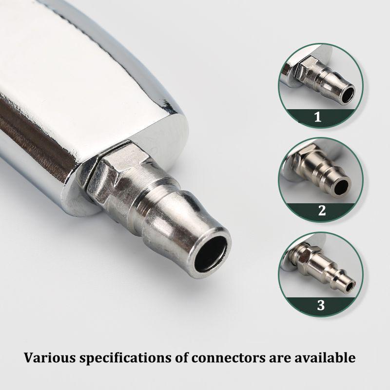 High Quality Auto Dry Cleaning Gun, Aluminum Japanese/European/American Style High Pressure Dust Gun for Car Interior Cleaning Aluminum alloy