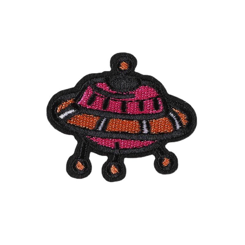 DIY Cartoon UFO Embroidered Cloth Badge Patch for Clothing and Accessories