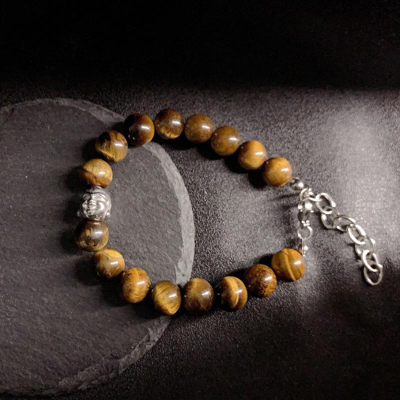 JYL TS Bracelet  LOVE Letter Style Strengthens Romance & Affection Buddha head tiger eye chain length 20cm дикий синий yonder