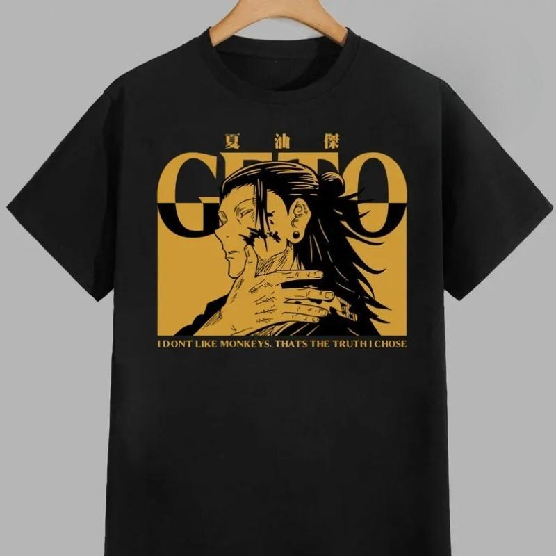 

Anime T Shirt Jujutsu Kaisen Unisex Gift Tee Top Streetwear Casual Trendy Oversized Short Sleeve Clothing Summer 4XL