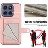 For Motorola Edge 60 5G/Motorola Edge 60s 5G/Motorola Edge 60 Fusion 5G Case RFID Blocking Card Holder Kickstand TPU + PU Leather Phone Back Cover