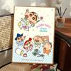 Anime C-Crayon Shin-Chan Whitepaper Poster Waterproof Paper Sticker Coffee House Bar Aesthetic Art Wall Painting