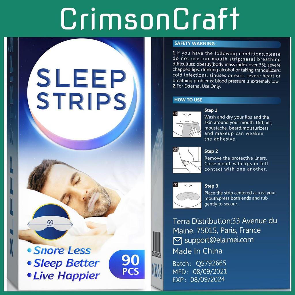 Lip Elaimei Closure Patch For Daily Good Sleep And Anti Snoring 90 Pieces Box