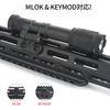 WADSN Flip-Up M640C Scout Flashlight (with MLOK/20mm Rail Mount), Approximately 800 Lumens, Airsoft Tactical Light with Remote and Push Switch (Black)