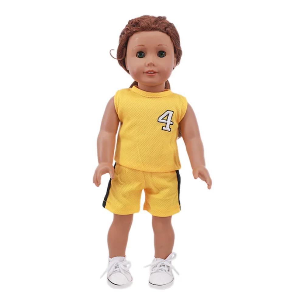 

Одяг для ляльки Топ+Штани Боді для 18-дюймової американської ляльки та 43-сантиметрової ляльки-реборн Одяг Аксесуари Іграшки для дівчинки Our Generation only clothes