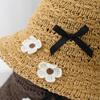 Women's Bucket Hat Spring Summer Sun Protection Breathable Flower Beach Hat For Travel & Outdoor Sun Hat Female