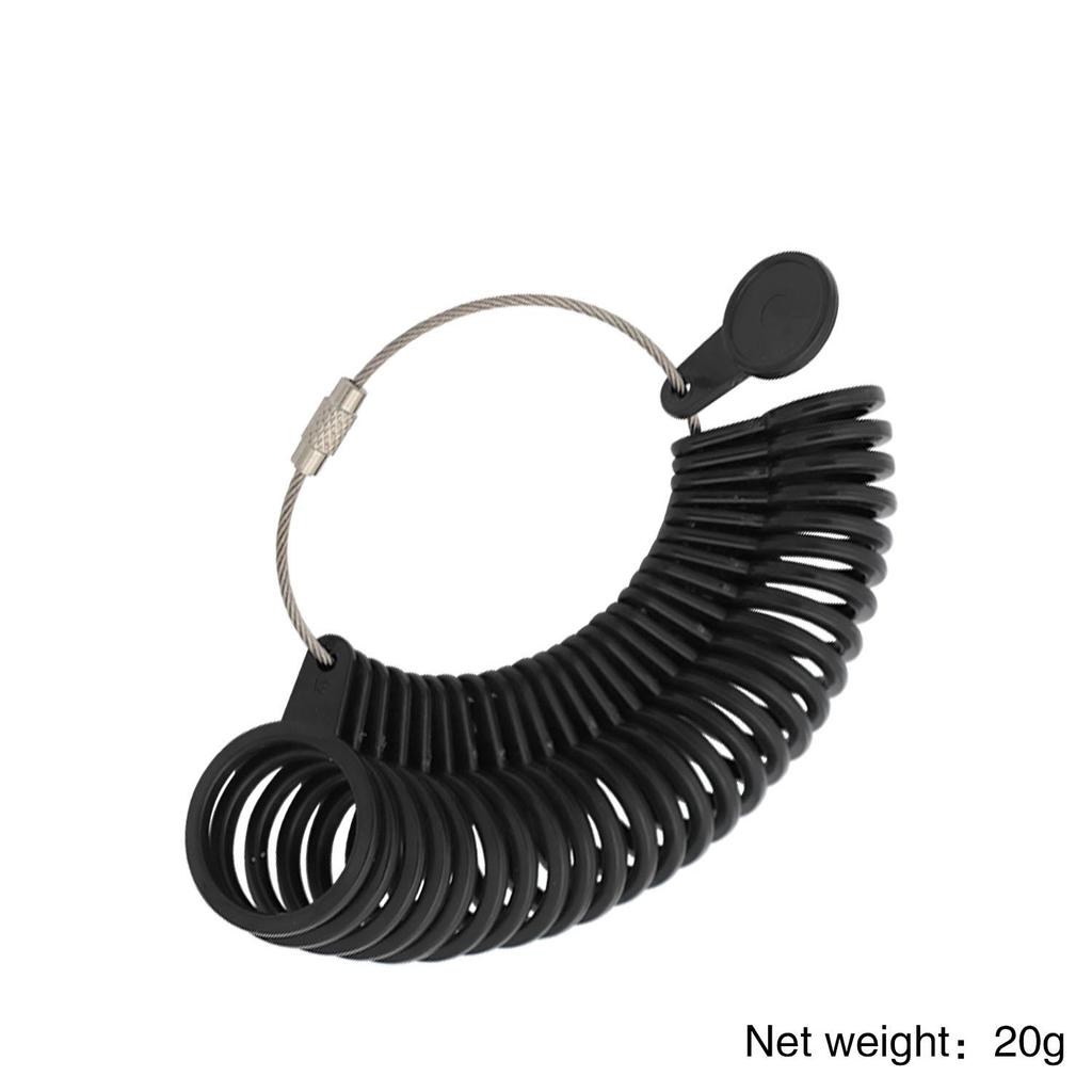 Ring Sizer Set Ring Mandrel Gauge Tool US Size EUR Size&Finger Gaugers US Size 1-13 with Half Size Finger Measurement Scales Ring Stick Measure Tool