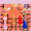 Jinnew Acrylic Keychain With Chinese Lantern Motif For Party Favors And Gift Bags