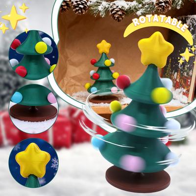 Dancing Christmas Tree Decorations. Moving Christmas Tree Desktop Decorations Are Suitable For Giving As Gifts