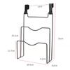 Pot Lid Holder Wall Mount Drainage Design Stylish Sturdy  Multifunctional Pot Lid Rack for Ki