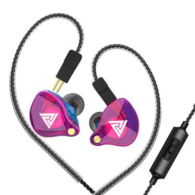 QKZ VK4 Wired Earphone Universal Detachable In-Ear Bass Detachable Wired Earphones for Mp3 Music Earbuds with Mic PK CK5 AK6
