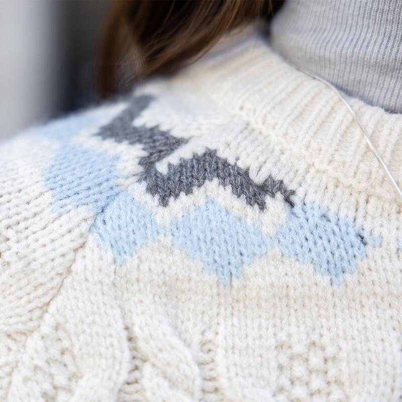 Mokana Women's Fair Isle Long Sleeve Sweater