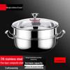Yingbai 316 Edelstahl Suppentopf & Dampfgarer Set