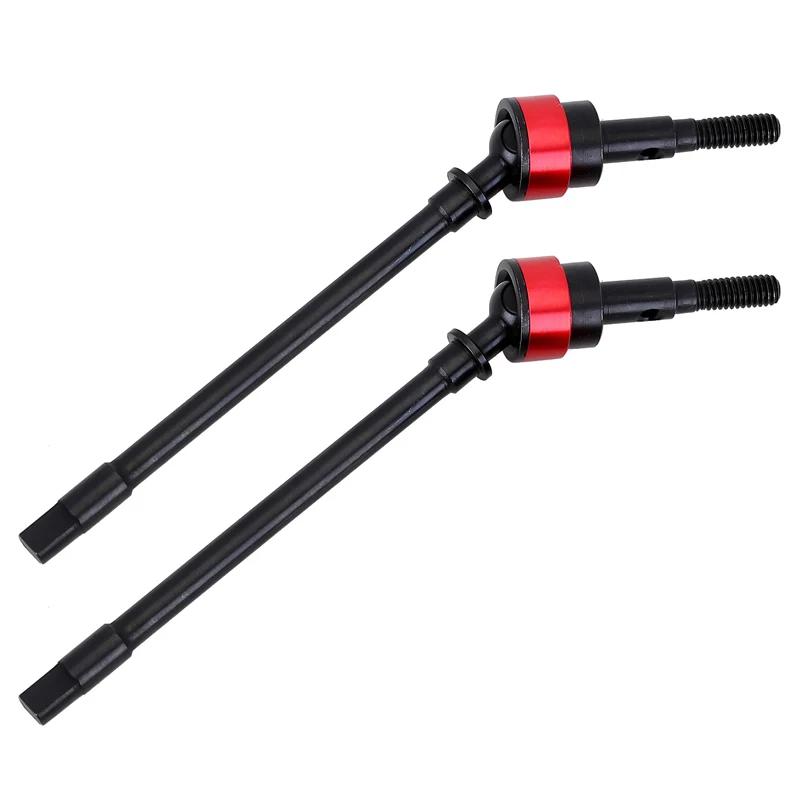 Metals CVD Hard Steel Front & Rear Axle Drive Shaft Dogbone for 1/10 RC Crawler Axial SCX10 Upgrade Option Parts