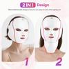 Newly Upgraded LED Face Mask with Neck Wireless 7 Colors Photon LED Facial Mask Repair Skin Rejuvenation Firming Beauty Tool