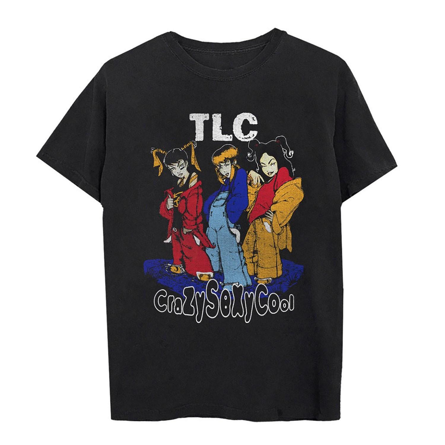 Men s TLC Crazy Sexy Cool Tee T-shirt Small Black L