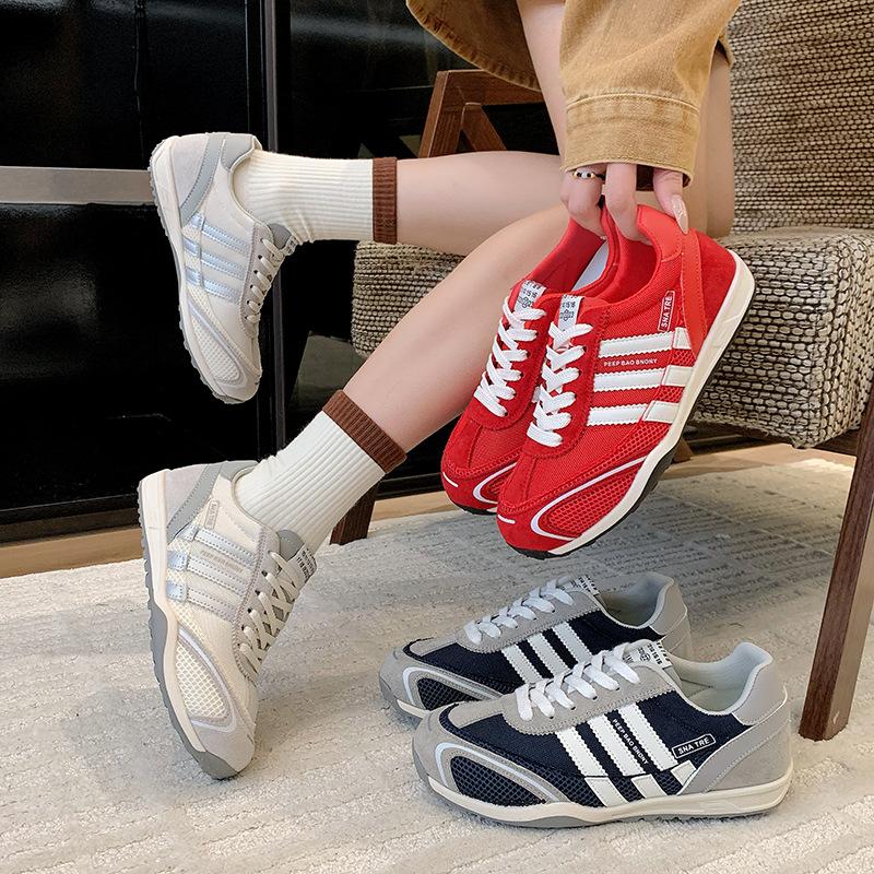 [Youshilai] Autumn New German Training Shoes Women's 2025 Casual Sports Shoes Soft Sole Lightweight and Versatile Forrest Gump Shoes Women