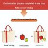 Custom Promotional 3D Canvas Tote Bag with Logo