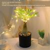 USB Powered LED Palm Tree Lamp Light Up Design Lighted Palm Tree Ornament  Office Table