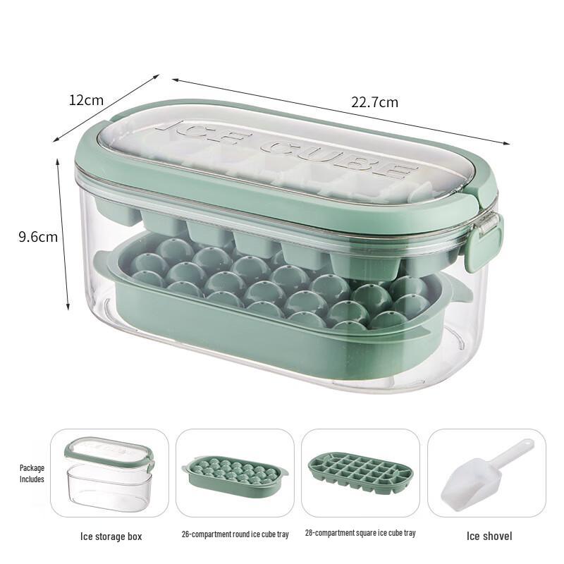 

ZISIZ Portable Ice Cube Maker & Storage Set