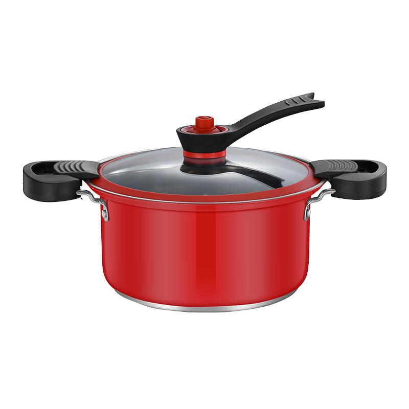 EFULLOT 24cm Stainless Steel Micro-pressure Soup Pot