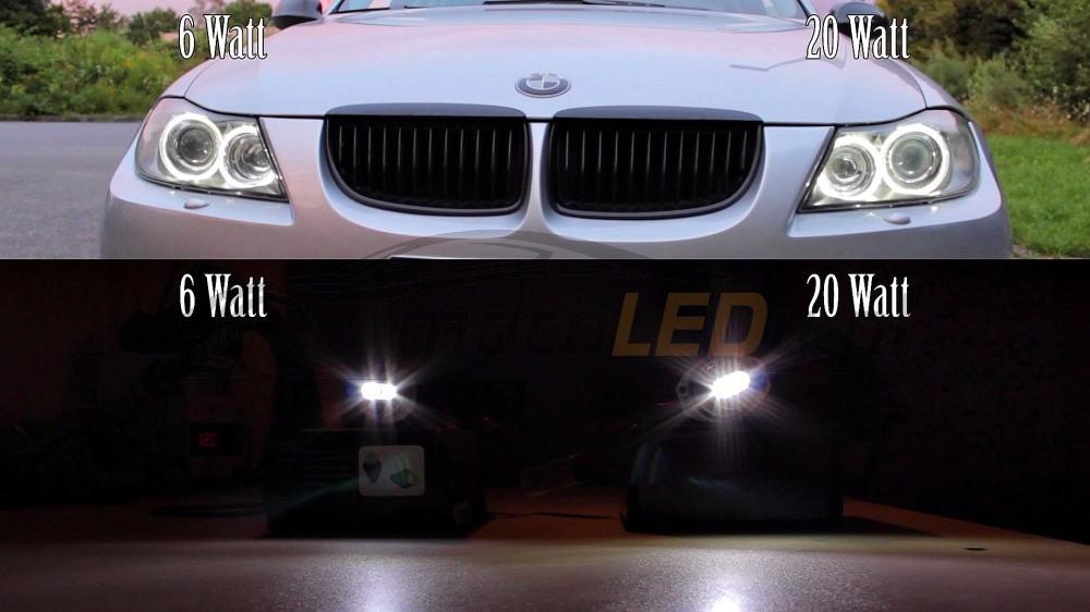12W LED Ringlicht Birne kompatibel mit BMW E90, E91 2er Set, 12V Off-Road
