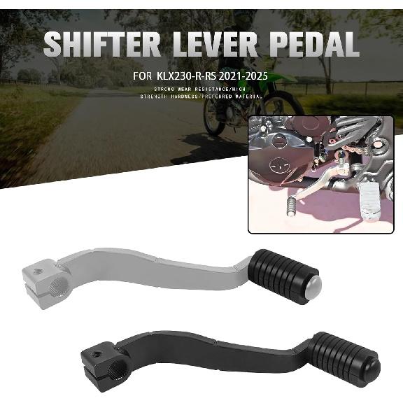 Steel Gear Shift Lever for KLX230 KLX230R KLX230RS KLX232 KLX230SM KLX230SM ABS KLX230S KLX230S ABS 2021-2025, Motorcycle Shifter Lever Foot Pedal