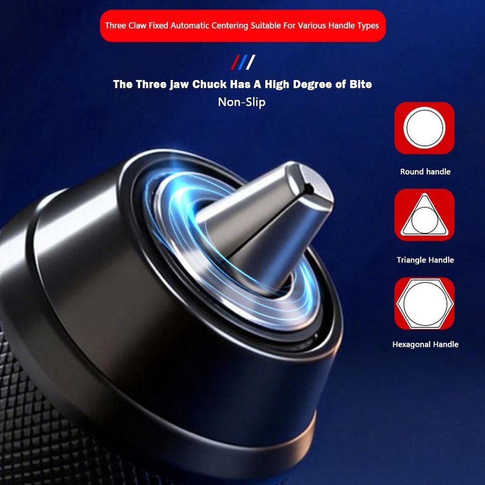 Universal Self-Locking 0.8-13mm Drill Chuck High Hardness Bearing Converter Ratchet Clamp Drilling