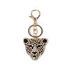 Fashion Leopard Keychain With Zinc Alloy Material For Gifts And Party Decor