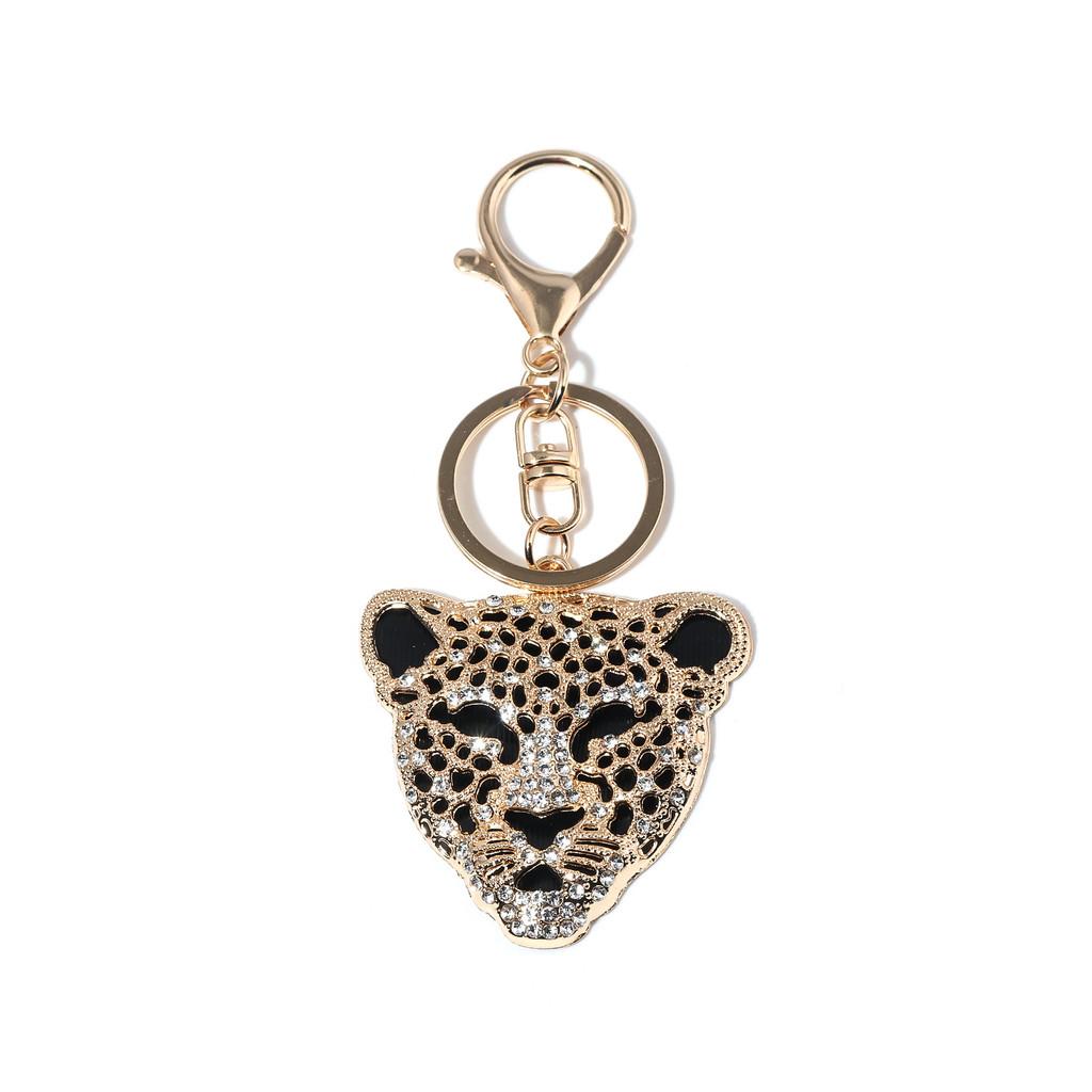 Fashion Leopard Keychain With Zinc Alloy Material For Gifts And Party Decor