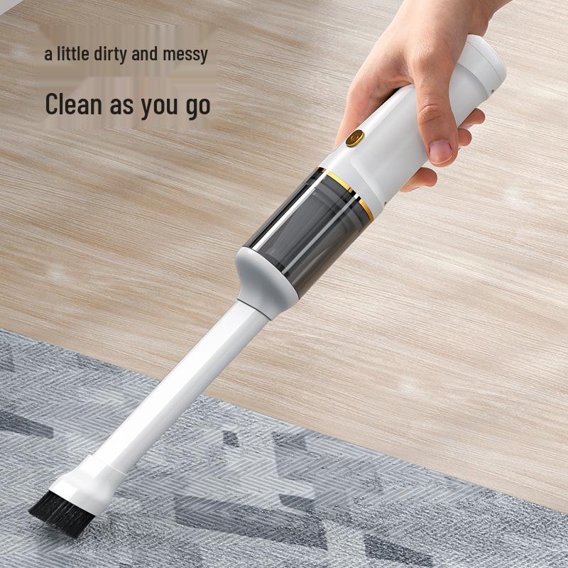 Portable Wireless Charging Car Vacuum Cleaner – Mini Handheld for Home and Auto Use