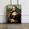 Canvas Painting Mona Lisa In Flowers