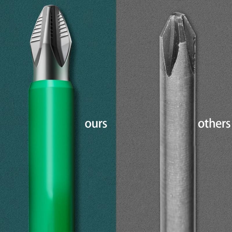 High Durability Magnetic Screwdriver Drill Bit Set/7pcs for Effective Use in Woodworking and Auto Repair Multiple Use