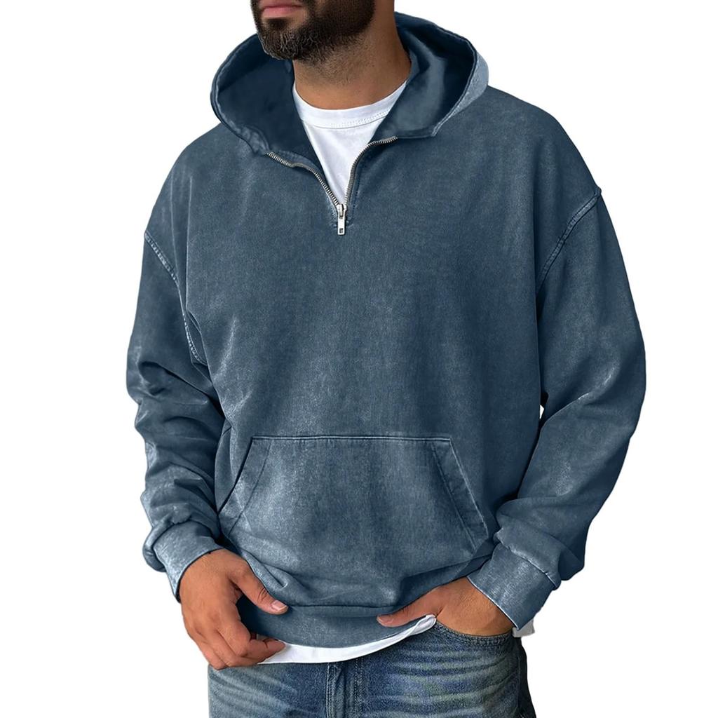 Sweatshirts für Herren Langarm Lässig Pullover Warm Winter