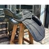 Leather Dressage Monoflap Changeable Gullets Saddle, Size 17", 17.5", 18"