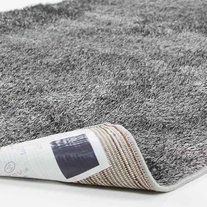 Living Room Rug Extra-soft Shiny Effect Grey 120x170