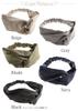 VINGTAINE Natural Cross Hair Simple Hairband, Headband, Accessory, Turban, Style, Gray, HB-51-GY