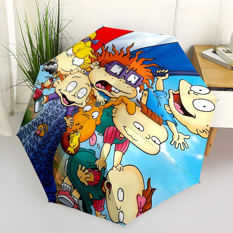 

Cartoon Characters Automatic Opening and Closing, 8 rib Structure Portable Umbrella, Suitable for Men and Women in All Seasons Perfect Gift