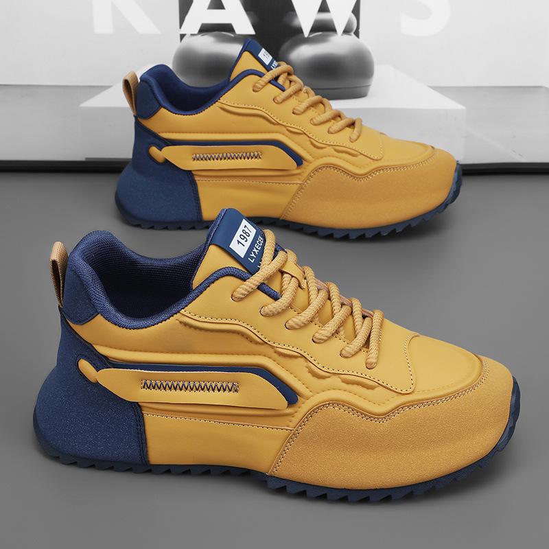 New Classic Men's Sneakers Soft soled Comfortable and Durable Casual Shoes Thick soled Height Boosting Lightweight Running Shoes