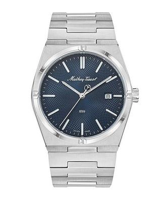 Zeus Stainless Steel Blue Dial Quartz H118ABU Men's Watch
