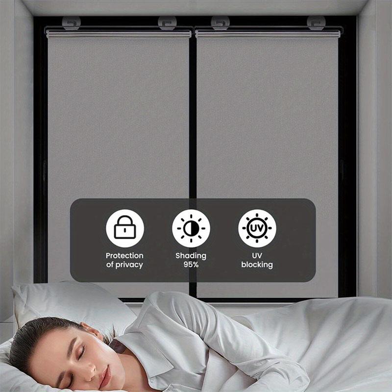 Roller Window Blinds Shades Curtain Roll Curtains Blind Blackout Kitchen No Drill Drilling Terrace Home Decor Items the Bedroom